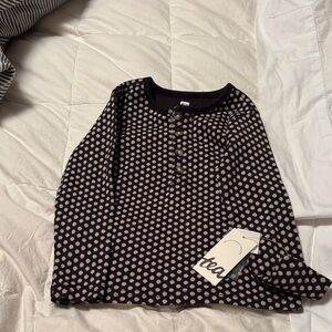 Polka Dot Long Sleeve Top